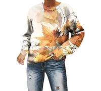 NNGOTD Frauen Pullover mit Spruch Sweatshirt Kleid Damen xs Damen Hoody mit Kapuze blau Jacke Damen rosa übergang Mantel Fellkragen Damen Sweatshirt Damen Langarmshirt Weihnachtsoutfit Langarm Tops