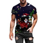 NNGOTD Funky Hawaiihemd Herren Kurzarm Fronttasche Hawaii-Print Halloween Kürbis Grusel Funky Pumpkin Prints