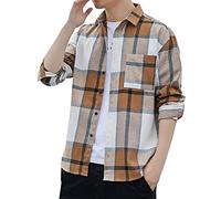 NNGOTD Hawaii Hemd Herren Vintage Casual Kurzen Ärmeln Blusenshirt mit Tasche Chambray Hemd Print Tropical Strandkleidung Kentkragen Hawaihemden Herren Kurzarm Tshirts Oberteile