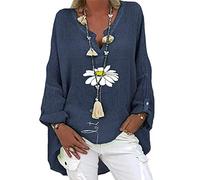 NNGOTD Leopard Winterjacke Kleider elegant damenoberteile modern sexy Batik Shirt Damen schöne blusen top uboot Ausschnitt Damen Damen Pulli Langarm Sweatshirt Vintage M