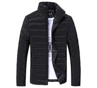 NNGOTD Mantel Herren schwarz kurz Herren Hoodie Oversize Herren Steppjacke 5XL Jacke Herren schwarz übergang Sweatshirt Herren mit Kapuze Sweatjacke Herren Outdoor