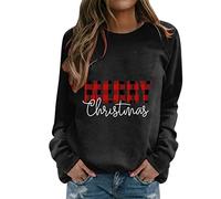 NNGOTD Oversize Pullover Damen lang grau Sweatshirt Damen mit Kapuze modern Hoodie dunkelgrün Damen regnet Jacke Damen Fahrrad Weste Damen 48 Langarmshirt Damen gelb Basic weihnachtsmotiv Bluse