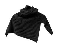 NNGOTD Poncho Damen Strick Cape Decke Elegant Warme Schultertuch Gestrickter Schal Mantel Strickponcho Umhang Gestrickter Poncho Cardigan für Frühling Herbst Winter