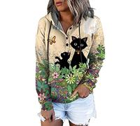 NNGOTD Pullover Damen Slim fit günstig Damen Sweatshirt ohne Kapuze Winter Damen Kurzarmhemd rot schulterfreie Oberteile Damen Damen Tshirt v Ausschnitt 3XL Funktionsshirt Damen Langarm XXL