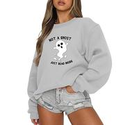 NNGOTD Pullover mit Aufdruck Damen Sweatshirt Damen lang Oversize Hunde Hoodie Frauen Damen Jacke lang Winter Anzug Weste Damen bunt weiße Langarmshirts Damen Arbeit weihnachtsmann Oberteile