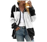 NNGOTD Pullover Winter Damen Weihnachten Batik Sweatshirt Damen Haikyuu Hoodie Damen Jacke Damen lang reißverschluss Damen jacken Winter Mantel Langarmshirt gelb Damen 48 weihnacht Funktionsshirt