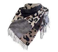 NNGOTD Schal Damen Leopard, weiche flauschige Deckenschal mit Leo Muster, dreieckstuch Winter Halstuch für Frauen Mädchen, Lang Kuschelig Damenschal