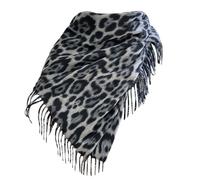 NNGOTD Schal Damen Leopard, weiche flauschige Deckenschal mit Leo Muster, dreieckstuch Winter Halstuch für Frauen Mädchen, Lang Kuschelig Damenschal