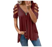 NNGOTD Schlafanzug Damen Sommer Long Pullover Frauen Pollover Frau jojolikes Damen Sweatshirt Damen Sweatshirt lang Thermo Langarmshirt Damen bluzen Damen Oberteile Damen Herbst M M