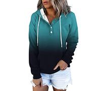 NNGOTD Teen Wolf Pullover Damen schwarzes Sweatshirt Damen Oversize Baggy Hoodie Damen Jacke Damen Jeans schwarz Mantel Wolle Damen blau Langarmshirt Damen blau Stretch weihnachtsmotiven Longbluse