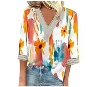 NNGOTD Weihnachten Tshirt blau Damen Langarm Karierte Bluse Damen Tracht Damen Moderne Oberteile Tunika Damen Sommer beige Oberteil Damen weiß Spitze rotes top Damen bauchfrei Weste Damen blau