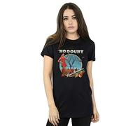 No Doubt Damen Tragic Kingdom Boyfriend Fit T-Shirt Schwarz X-Large