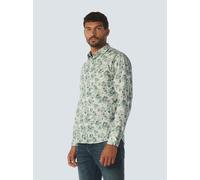 No Excess Bedrucktes Hemd Herren Regular Fit Baumwolle blau, XXXL