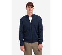 No Excess Regular Fit Cardigan dunkelblau, Einfarbig