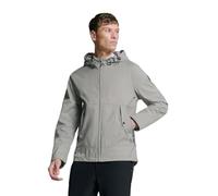 Kurzjacke NO EXCESS "No Excess Jacke mit Kapuze Jacket Mid Long Hooded", Herren, Gr. XL, beige (greige), 100% Polyester, Jacken Kurzjacke (70811203-XL) greige