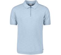 No Excess Regular Fit Poloshirt Kurzarm blau