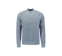 NO EXCESS Half-Zip Pullover Chenille - Hellblau - Grösse - Herren - Regular Fit - Polyester