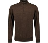 No Excess Halfzip Pullover Taupe Melange - Größe XL Taupe XL