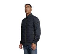 NO EXCESS Herren-Übergangsjacke Short Fit Sealed Knitted Mix (DE/NL/SE/PL, Alphanumerisch, XXL, Regular, Regular, Blau)