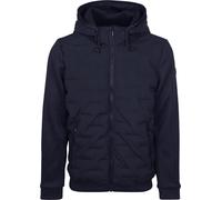 No Excess - Jacket Short Fit Sealed Hooded Knitted Mix night - Gr. - L