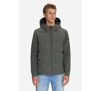 No Excess - Jacket Corduroy Knitted Mix Hooded Army - Gr. - L