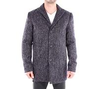 No Excess Jacket, long fit, melange with wool, uni( (078)), Gr. L