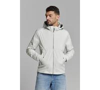 Kurzjacke NO EXCESS "No Excess Jacke mit abnehmbarer kapuze", Herren, Gr. XXL, grau (stone), 100% Polyester, Jacken Kurzjacke (85843335-XXL) stone