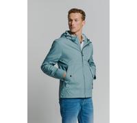 Kurzjacke NO EXCESS "No Excess Jacke mit Kapuze Jacket Mid Long Hooded", Herren, Gr. L, blau (hellblau), 100% Polyester, Jacken Kurzjacke (14243164-L) hellblau