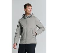 No Excess Jacket Mid Long Hooded Mid Grey Größe: M | Leichte Jacken Outlet | Herren | Grau