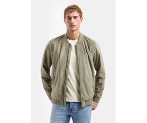 No Excess - Jacket Short Fake Suede Light Moss - Gr. - XXL