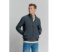Kurzjacke NO EXCESS "No Excess Jacke Short Fit Jacket Short Fit Clean Soft", Herren, Gr. M, blau (nachtblau), 90% Polyester, 10% elasthan, Jacken (44104424-M) nachtblau