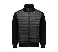 No Excess Jacket Stand Up Collar Padded Mix With Knit Black Größe: XL | Leichte Jacken Outlet | Herren | Schwarz