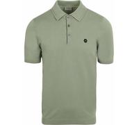 No Excess Knitted Poloshirt Grün - Größe XL Grün XL