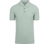 No Excess Knitted Poloshirt Struktur Grün - Größe 3XL Grün 3XL