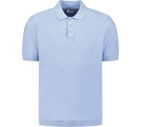 No Excess Knitted Slub Poloshirt Hellblau - Größe 3XL Hellblau 3XL