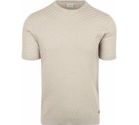 No-Excess Knitted T-Shirt Clay - Größe L Grau L