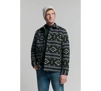 No Excess Overshirt Button Closure Pattern Black Größe: XL | Leichte Jacken Outlet | Herren | Schwarz