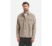 No Excess Overshirt Buttons Twill Stretch Clay Größe: L | Casual hemden Outlet | Herren