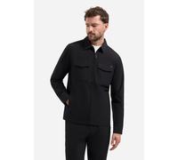 Langarmhemd NO EXCESS "No Excess Sedoc-Reise-Overshirt", Herren, Gr. XL, Normalgrößen, schwarz, 88% Polyamid, 12% Elasthan, regular fit, Hemden (32704800-XL) schwarz