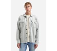 No Excess - Overshirt Jersey Twill grey melange - Gr. - XXL