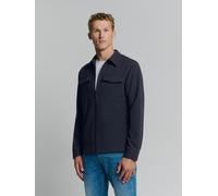 No Excess - Overshirt Zip Closure Stretch blueberry - Gr. - XL