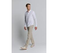 No Excess Pants With Linen Garment Dyed Light Desert Größe: L | Hosen Outlet | Herren | Weiß