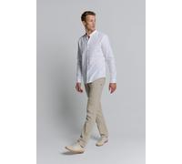 No Excess Pants With Linen Garment Dyed Light Desert Größe: M | Chinos Outlet | Herren | Weiß