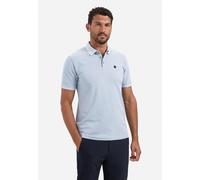 No Excess - Polo Pique Garment Dyed dusty blue - Gr. - M