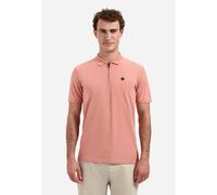 No Excess - Polo Short Sleeve Zip Garment Dyed Pique Stretch coral - Gr. - XL