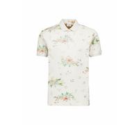 No Excess - Poloshirt Pique Bedruckt Allover weiß - Gr. - XXL