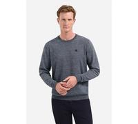 No Excess Regular Fit Pullover blau, Einfarbig