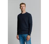 No Excess - Pullover Crewneck 2 Coloured Waffle Jacquard blueberry - Gr. - M