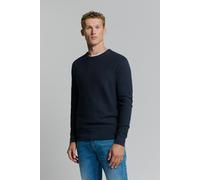 No Excess - Pullover Crewneck 2 Coloured Waffle Jacquard blueberry - Gr. - XL