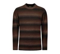No Excess Pullover Crewneck Degrade Stripes With Wool Brown Größe: XXL | Pullover Outlet | Herren | Braun